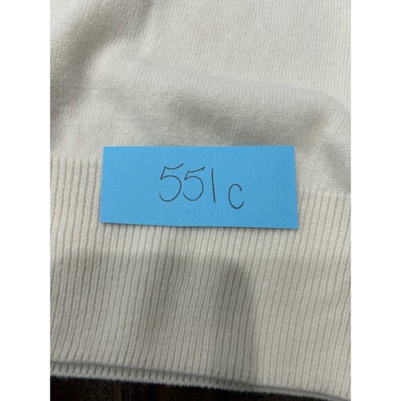 Boca Classics Mens Cream V Neck Sweater Pullover Sz Large - Picture 8 of 9